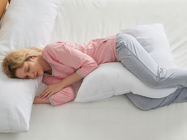 Cheer Collection Hypoallergenic Down Alternative Pregnancy V Pillow