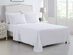 Kathy Ireland 6-Piece Brushed Microfiber Sheet Set (White/Full)