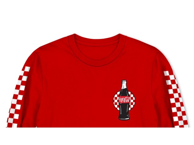 Coca-Cola Enjoy Men's Graphic T-Shirt Bright Red Size Extra Large