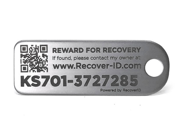 RecoverID Lost & Found Recovery Tag (6-Pack)