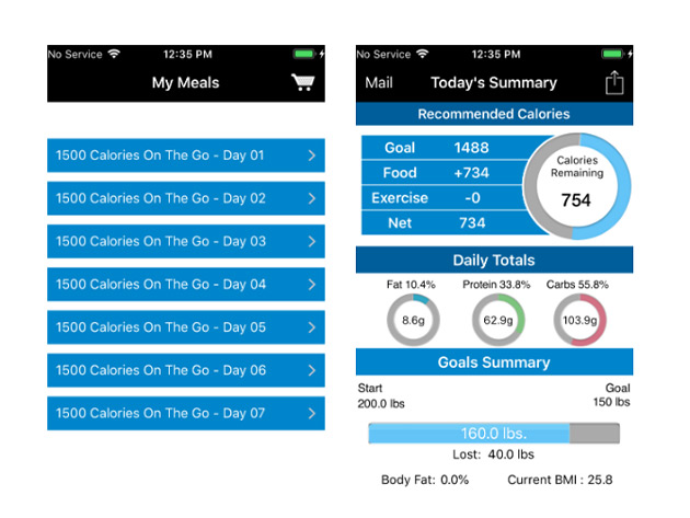 mDiet Personal Meal Planning Web & Mobile App: 5-Yr Subscription 	