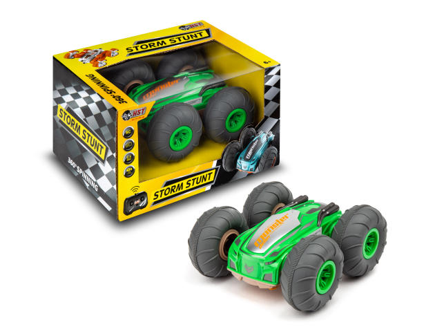 HST RC Storm Stunt 360 Spinning Monster Defier Race Car (Green ...