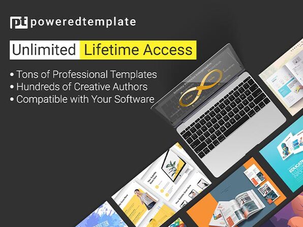 PoweredTemplate Unlimited Plan Lifetime Subscription - Product Image