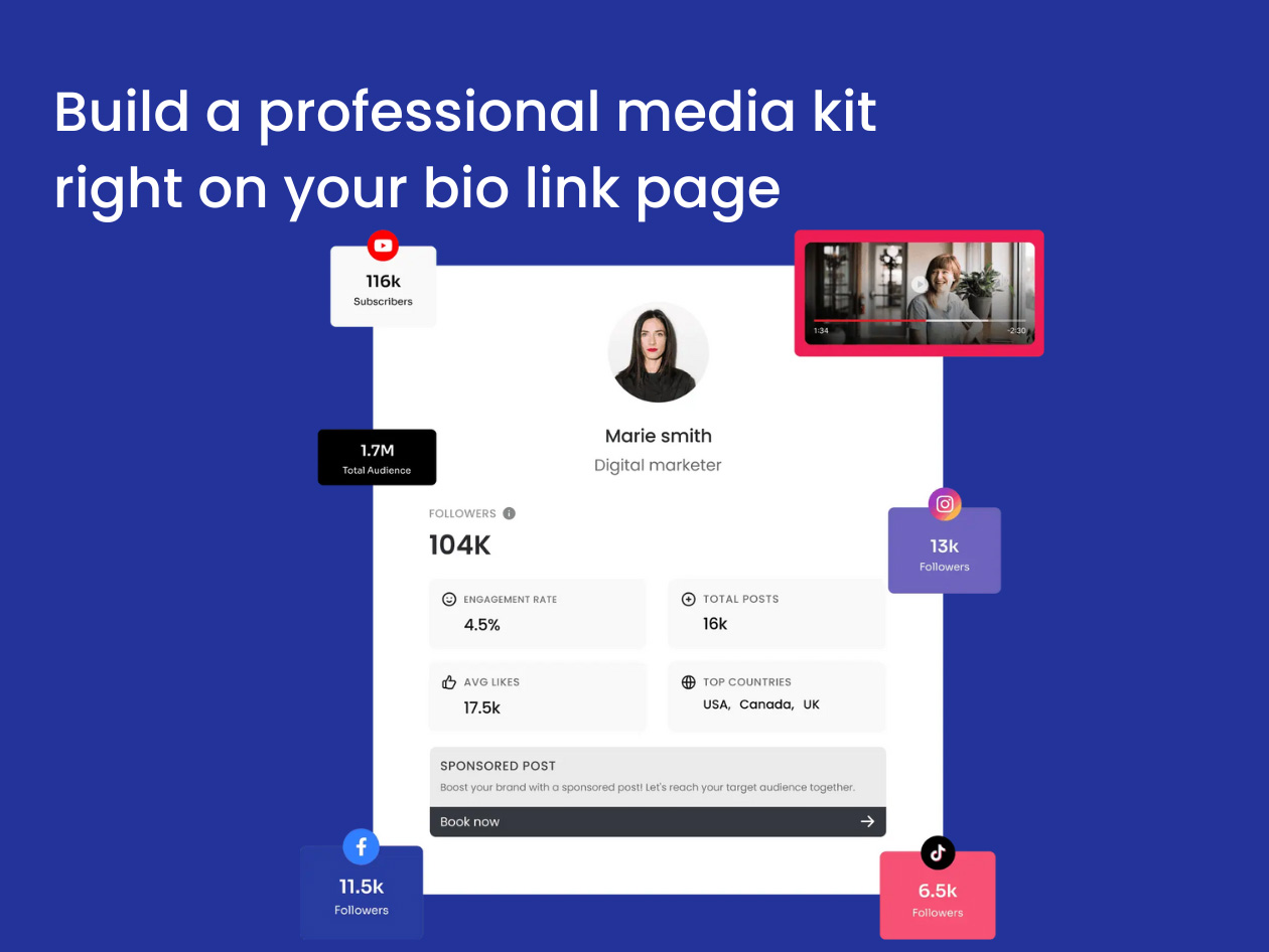 Pushbio - Complete Creator Toolkit: Lifetime Subscription (Pro Plan)