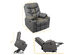 Costway Lift Chair Electric Power Recliner w/Remote and Cup Holder Living Room Furniture - Gray