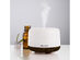 Milano Decor Mood Light Diffuser 500ml Ultrasonic Humidifier With 3 Pack Oils - Dark Wood