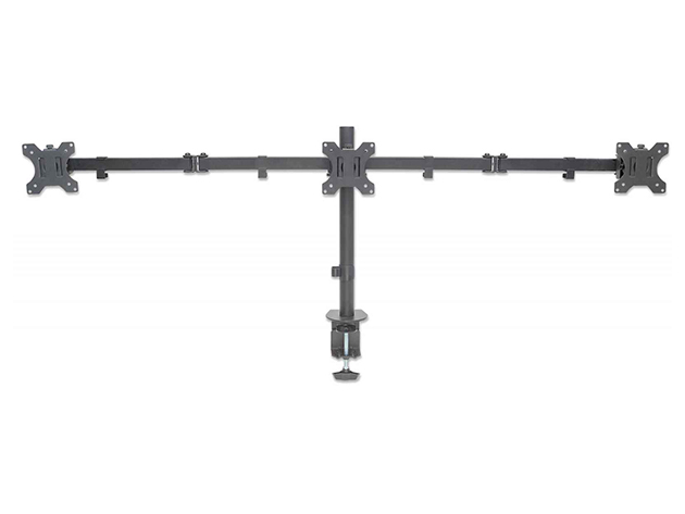 LCD Monitor Mount with Center Mount & Double-Link Swing Arms