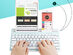 Multi-Task Master of All Bluetooth Keyboard (Silver)