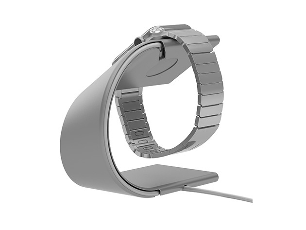 Nomad Stand for Apple Watch (Silver)