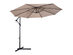 Costway Outdoor Patio 10' Hanging Umbrella Sun Shade W/t Cross Base Beige
