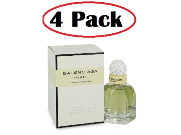4 Pack of Balenciaga Paris by Balenciaga Eau De Parfum Spray 1 oz
