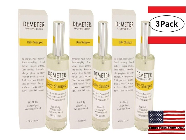 3 Pack Demeter Baby Shampoo by Demeter Cologne Spray 4 oz for Women