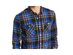 Levi's Men's Dual Pocket Plaid Flannel Shirt Blue Size XX Large