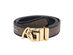 Andre Giroud Exotic Stingray Reversible Belt (Taupe with Gold Buckle)