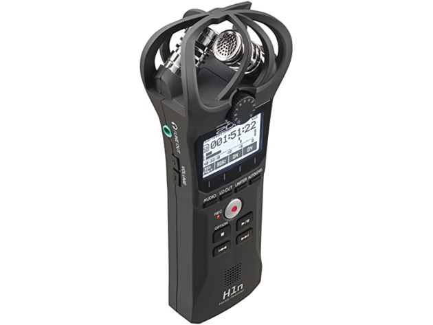 Zoom H1n Portable Recorder, Onboard Stereo Microphones, Camera Mountable - Black (Like New, Open Retail Box)
