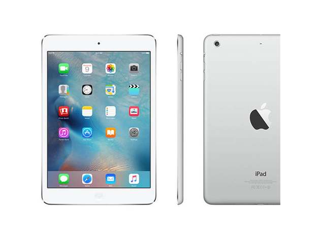 Apple iPad Mini 2 7.9", ME279LL/A, Silver/White, A7 1.3GHz/1GB RAM/16GB Flash/PowerVR G6430 (Refurbished)