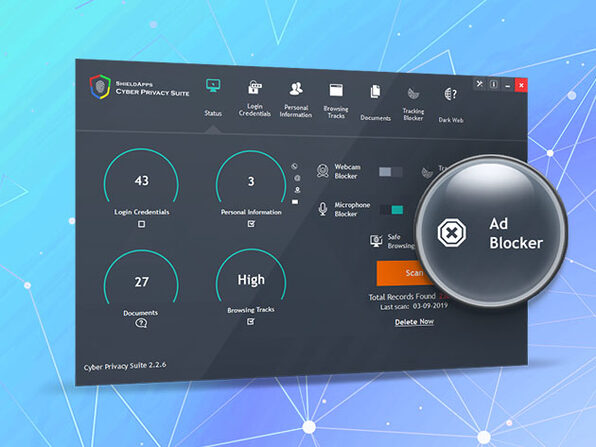 ShieldApps Cyber Privacy Suite: Lifetime Subscription