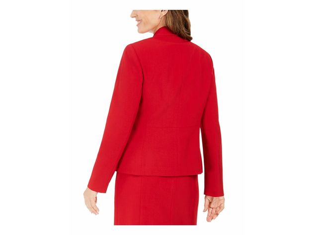 Kasper Women's Petite Two-Button Blazer Red Size 6P