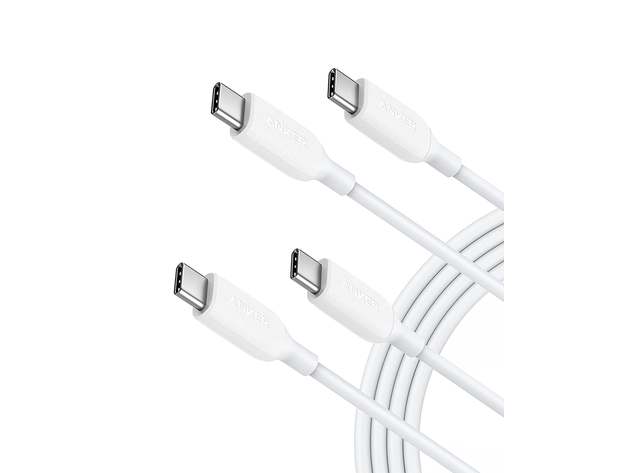 Anker 543 USB-C to USB-C Cable (6 ft, 2-Pack) | Kitco