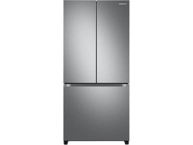 Samsung RF18A5101SR 18 cu. ft. Smart Counter Depth 3-Door French Door Refrigerator - Stainless Steel