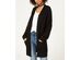 Ultra Flirt Juniors' Shaker-Stitch Cardigan Black Size Small