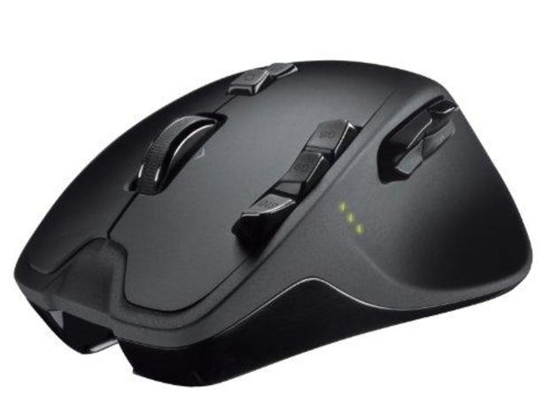 Logitech G 910-001436 13-Buttons Laser Movement Wireless Gaming Mouse - Black- (Used)