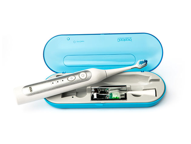 Dazzlepro Elite Sonic Toothbrush with USB Sanitizing Storage Case (Sky)