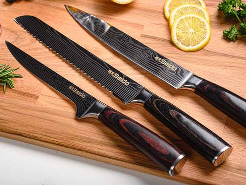 SEIDO Japanese Master Chef Knife Dices and Slices Like a Boss