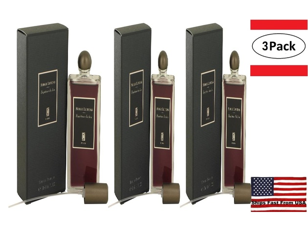 3 Pack Bapteme Du Feu by Serge Lutens Eau De Parfum Spray (Unisex) 1.7 oz for Women