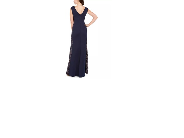 Jessica Howard Women's Sequined-Lace Scuba Mermaid Gown Navy Size 10 | StackSocial Jessica Howard Women's Sequined-Lace Scuba Mermaid Gown Navy Size 10 | StackSocial