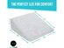 Cooling Wedge Pillow - 10 Inch Bed Wedge Pillow - 24 Inch Wide Incline Support Cushion