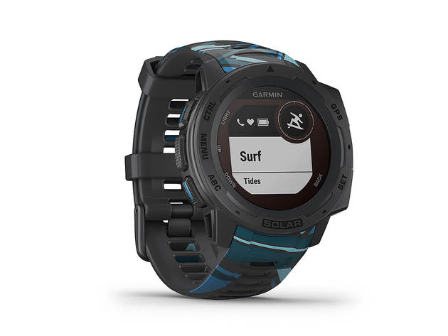 Garmin Instinct Solar GPS Smartwatch - Surf Blue