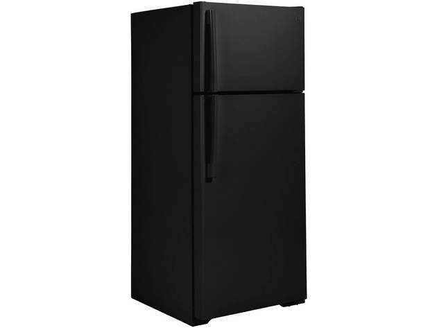 GE GTS18HGNRBB 17.5 Cu. Ft. Black Top-Freezer Refrigerator