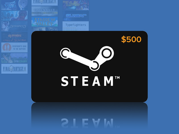 The $500 Steam Gift Card Giveaway