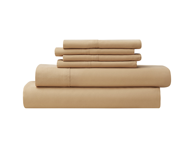 6-Piece Bamboo Comfort Luxury Sheet Set (Gold/Full)