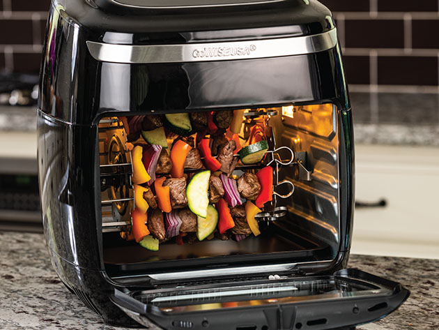 GoWISE USA® 8-in-1 Programmable 11.6QT Air Fryer Toaster Oven
