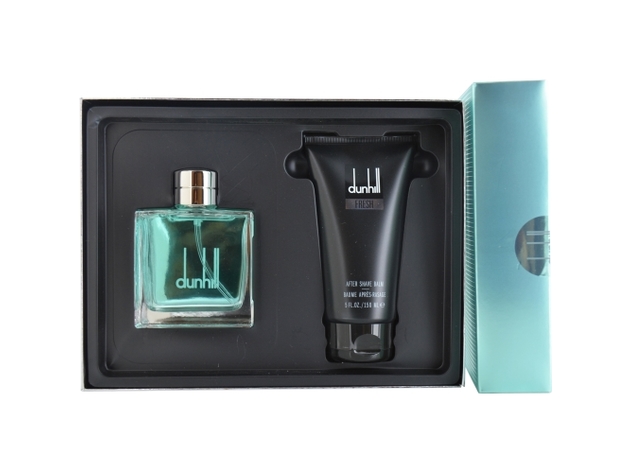 DUNHILL FRESH by Alfred Dunhill EDT SPRAY 3.4 OZ & AFTERSHAVE BALM 5 OZ (TUBE) 100% authentic