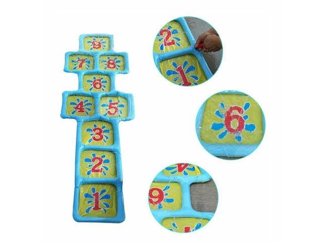 Inflatable Outdoor Hopscotch Sprinkler Mat