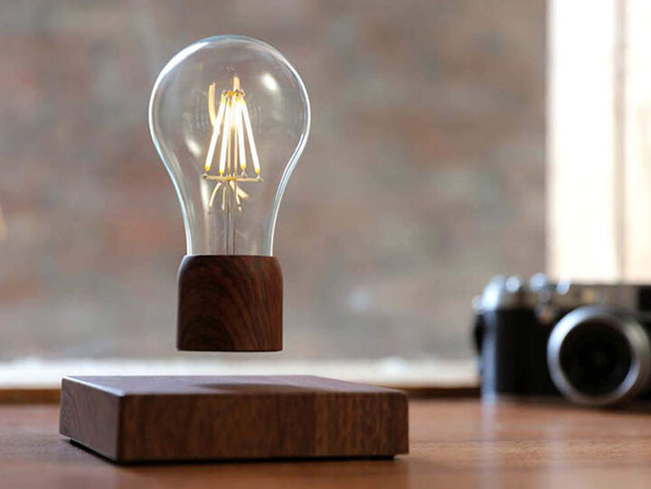 volta levitating light bulb