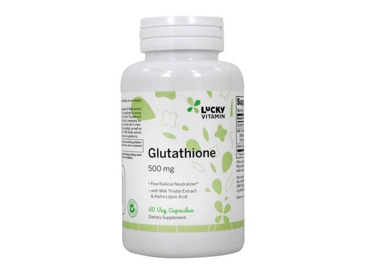 LuckyVitamin - Glutathione Free Radical Neutralizer 500 mg. - 60 Veg  Capsules