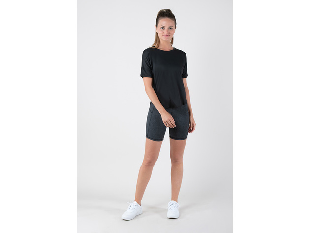Kyodan Womens Basic Short Sleeve Workout Tank Top Tee Tshirt - X-Small