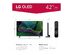LG 42" C3 Series OLED evo 4K UHD Smart webOS 23 with ThinQ AI TV (New - Open Box)