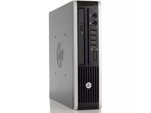 HP Compaq Elite 8200 Ultra Small Form Factor PC, 3.1 GHz Intel Core i3, 4GB DDR3 RAM, 500GB SATA Hard Drive, Windows 10 Home 64 Bit (Renewed)