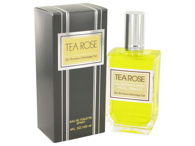 3 Pack TEA ROSE by Perfumers Workshop Eau De Toilette Spray 4 oz for Women