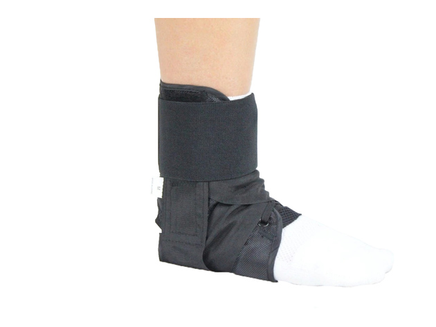 Comfortland Tour Ankle Brace- Quick Lace, X-Small: 10 Inches - 11 Inches, Black