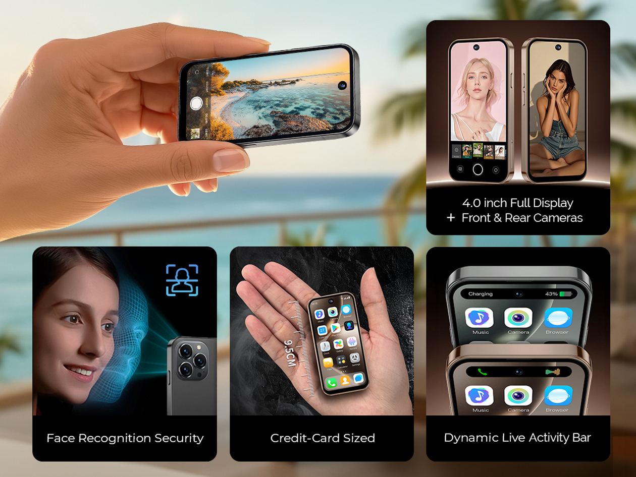 NanoPhone Pro - Advanced Mini 4G Smartphone