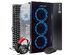 Periphio Blue Gaming PC Tower Desktop Computer, Intel Quad Core i5 3.4GHz, 16GB RAM, 120GB SSD + 1TB 7200 RPM HDD, Windows 10, Nvidia GT1030 Graphics Card, RGB, HDMI, Wi-Fi (Renewed)