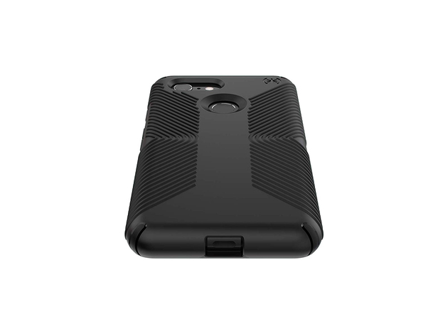 Speck Presidio Grip Google Pixel 3 XL Cases With Two Tough and Durable Layers Of Protection, Polycarbonate Outer Shell and An Inner Impactium, Black (New Open Box)