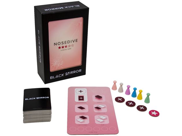 Asmodee Editions Asmbm01en Black Mirror Nose Dive Strategy Social Board Game Exclusive 13+ (New Open Box)