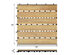 Costway 10 Piece 12'' x 12'' Acacia Wood Deck Tiles Interlocking Patio Pavers Stripe Pattern - Brown